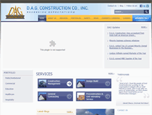 Tablet Screenshot of dag-cons.com